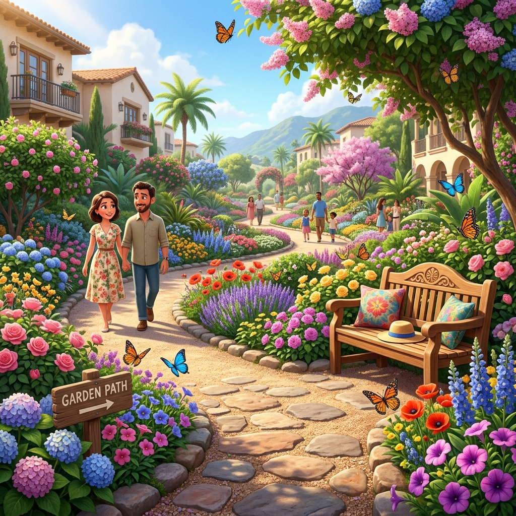 Lush Green Garden